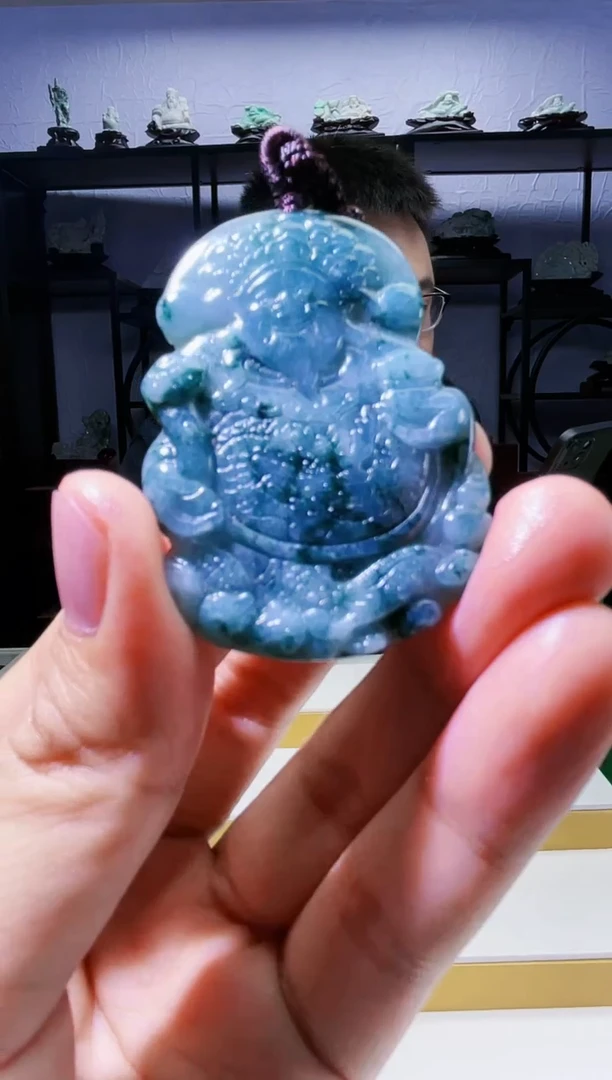 翡翠未镶嵌颈饰03290001多样性发其一