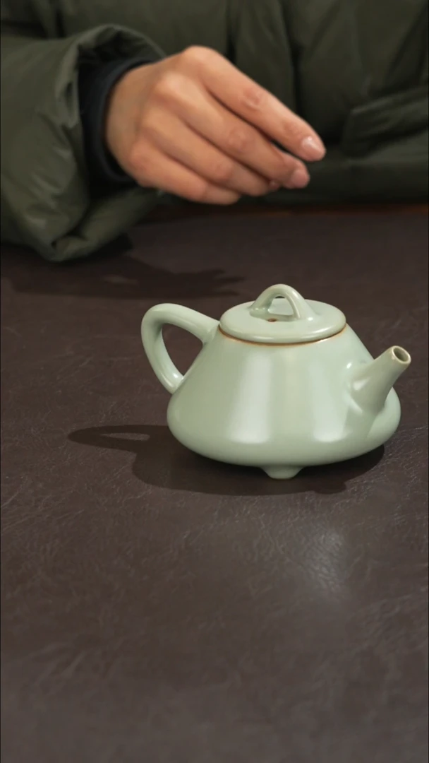 瓷宣宝汝瓷原矿原釉精工作品