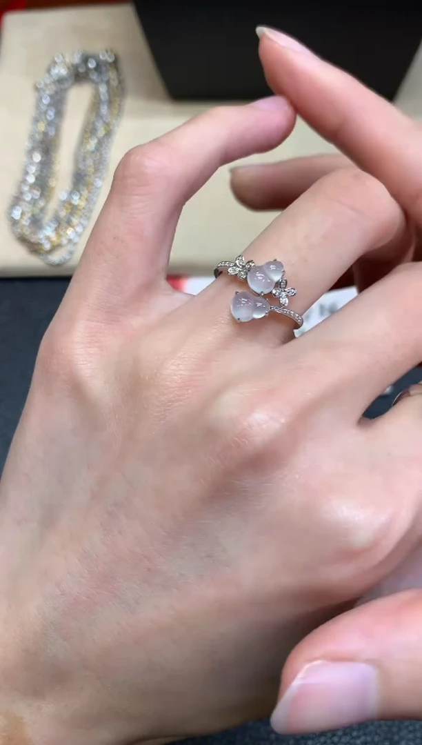 【闪购商品】翡翠戒指18K金镶嵌【无鉴赏期】