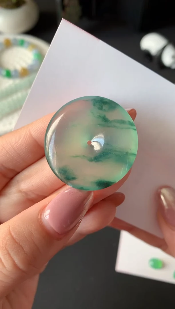 未镶嵌定制翡翠超*M0836082847尺寸33.3*5.8