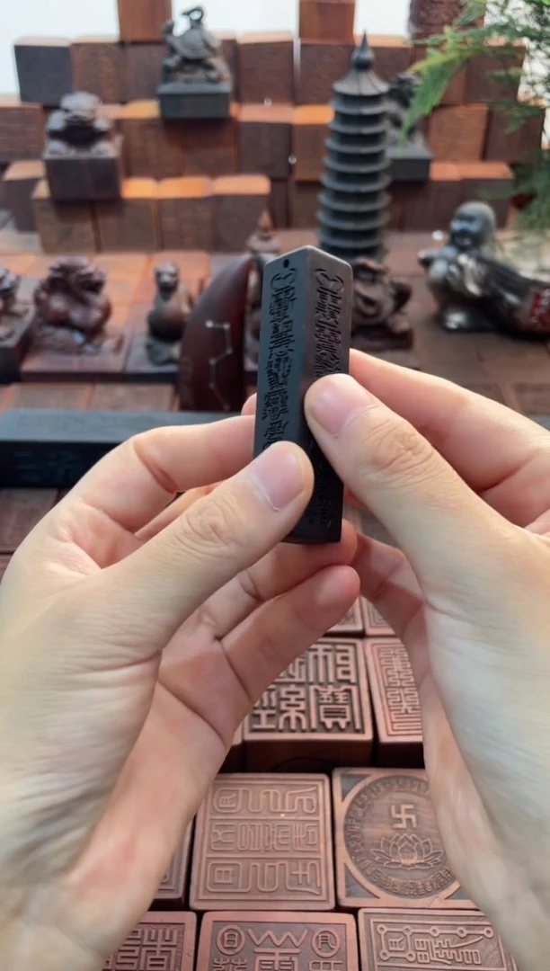 枣木玉化小天蓬尺吊坠
