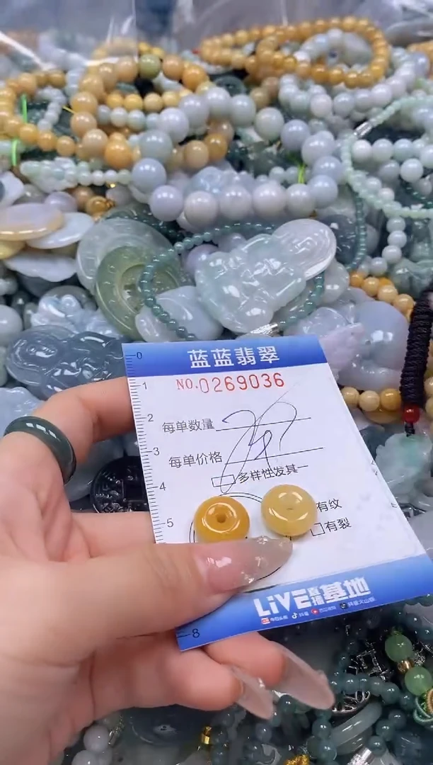 翡翠未镶嵌颈饰闪购0269036多样性发其一