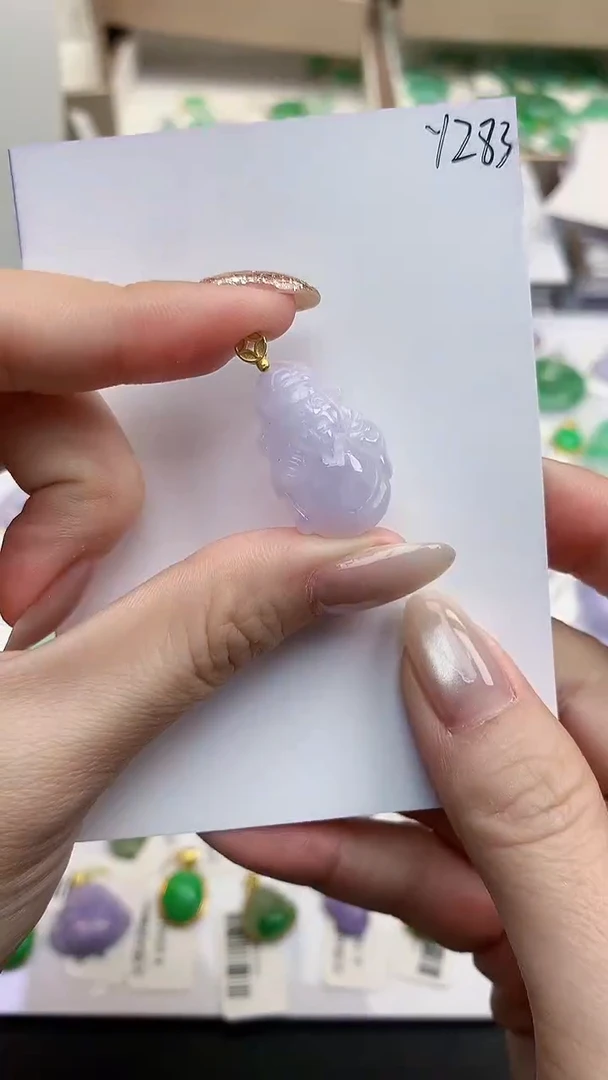 颈饰未镶嵌翡翠天然缅甸A货翡翠