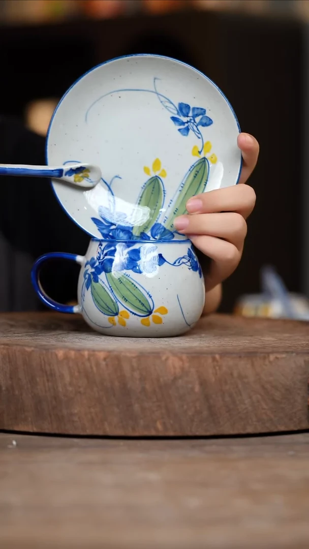 瓷片景德镇高温釉下彩（食品级）