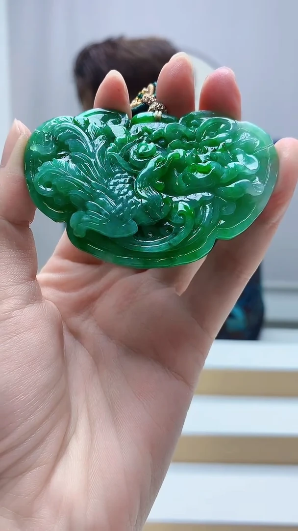 未镶嵌定制翡翠5159zm-毛货挂件191