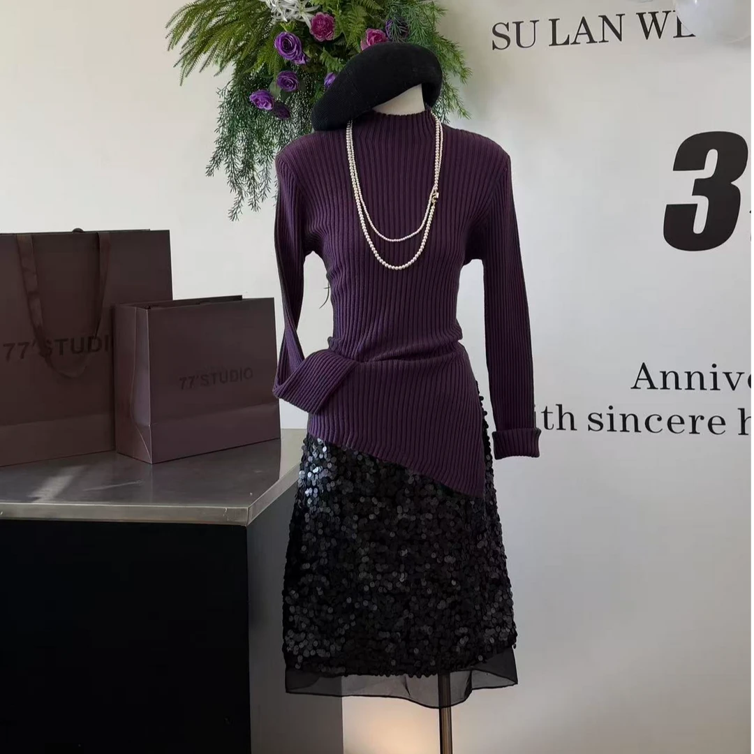 【撩心专衣】法式高级小众设计感修身显瘦气质上衣-81026