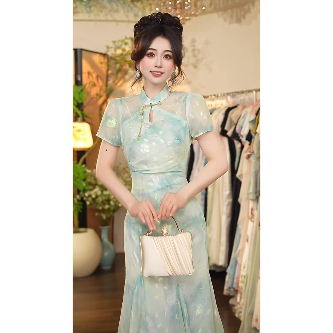 瑞瑞定制-1243（蝴蝶仙子）连衣裙Q7601