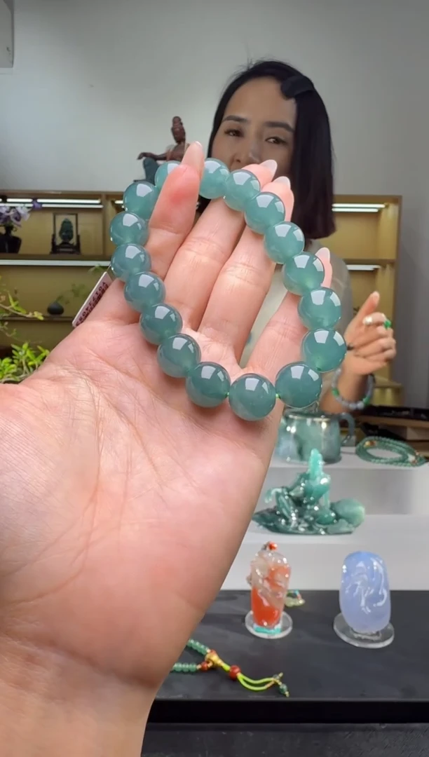 未镶嵌手串翡翠手串（多样性发其一）12+