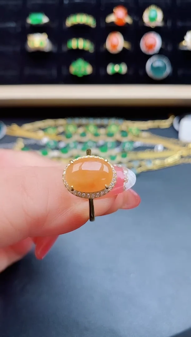 【闪购商品】翡翠戒指银S925镶嵌1211221