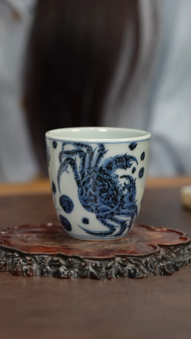 素月明河螃蟹手雷杯