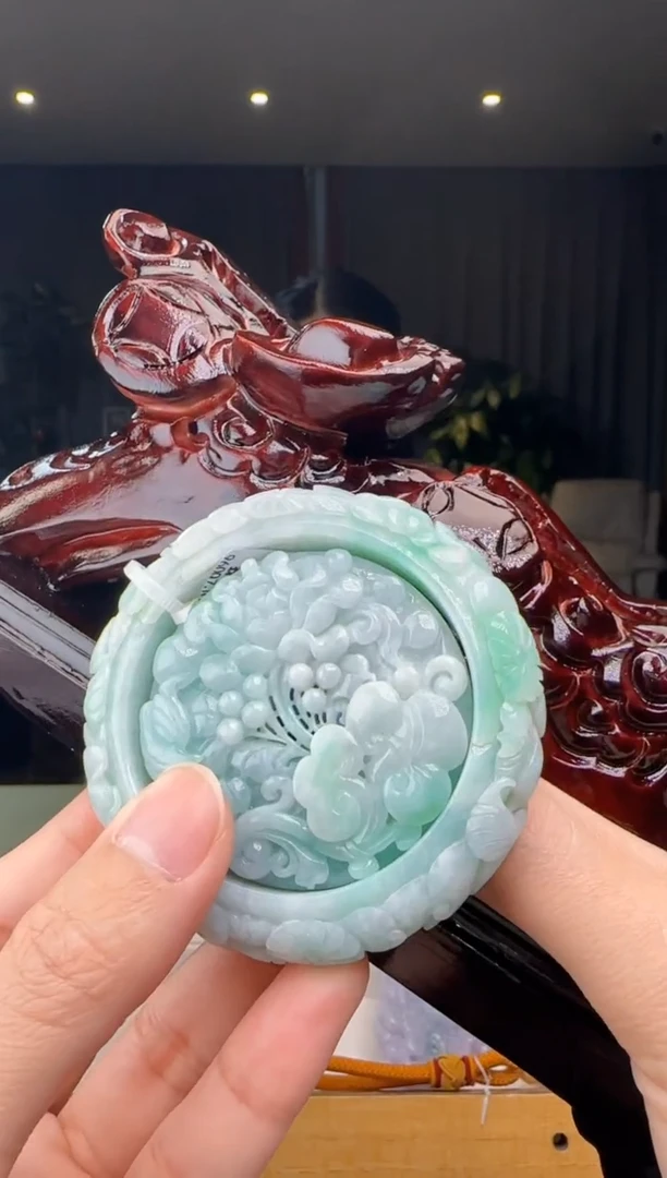 【闪购商品】翡翠手镯未镶嵌一套+底座XM@@960Q7J03344