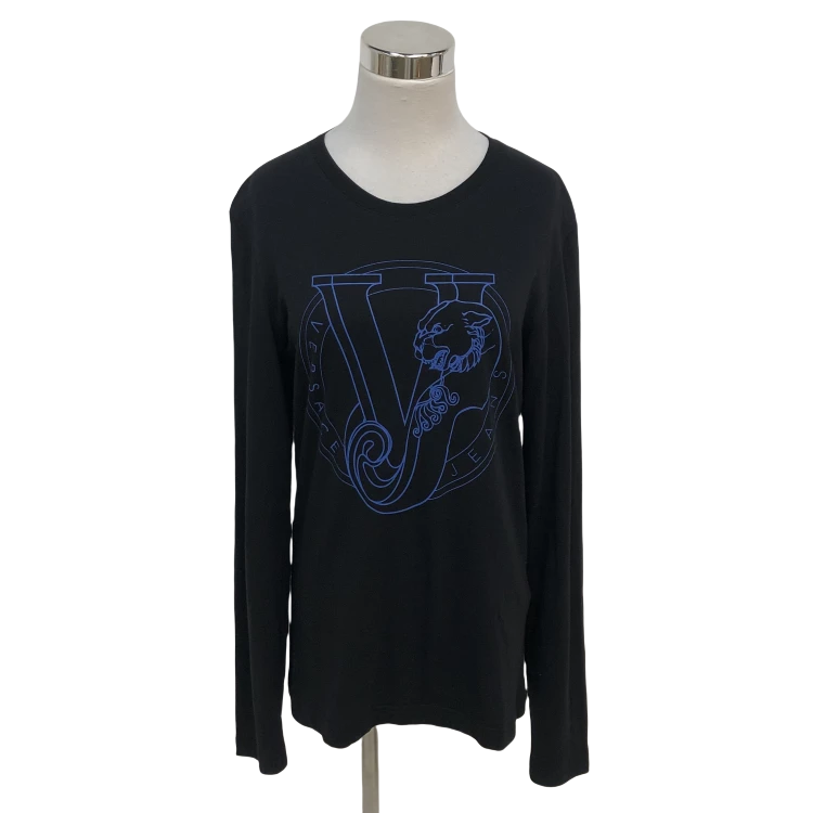 95新 VERSACE/范思哲 妃鱼/jeans/棉/上衣/s零九一七