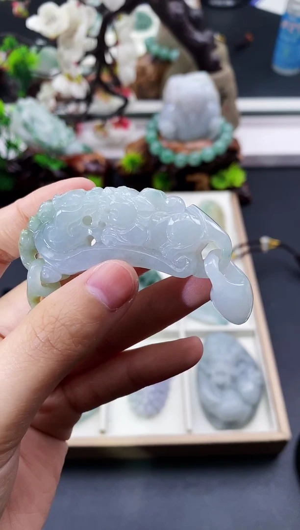 颈饰未镶嵌翡翠天然缅甸A货翡翠