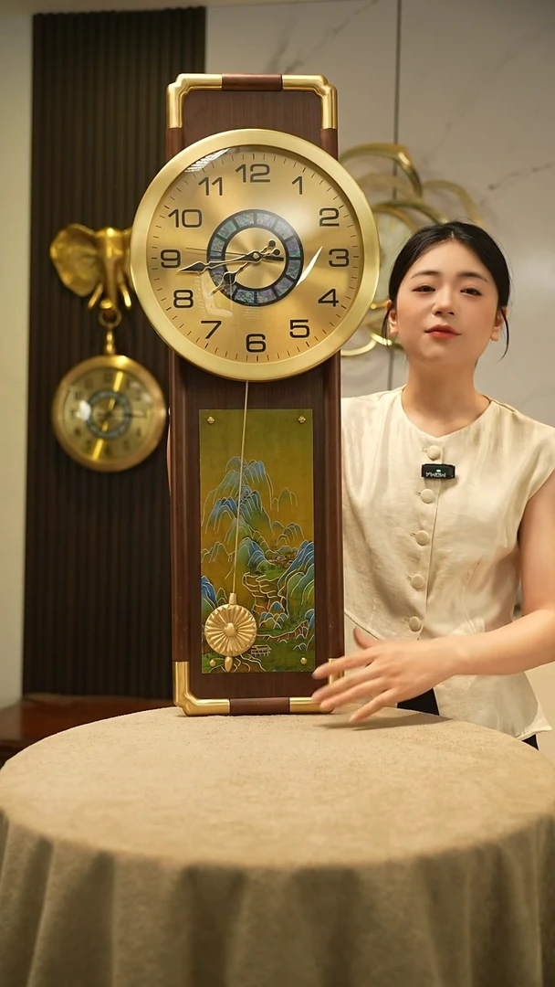 简约黄铜挂钟0000000