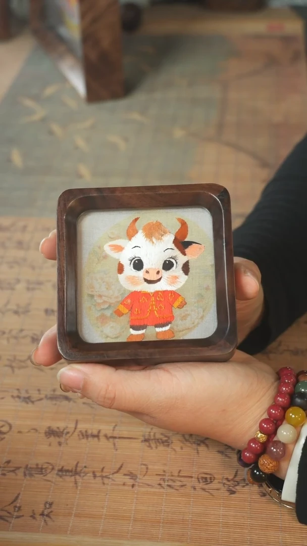 北美黑胡桃木苏绣520