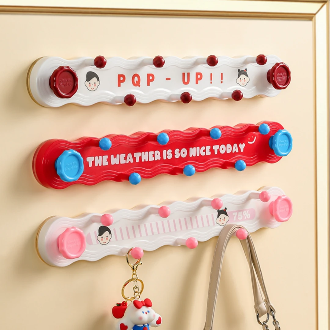 多巴胺旋转吸盘联排挂钩免打孔强力承重浴室厨房玄关卧室门后粘钩