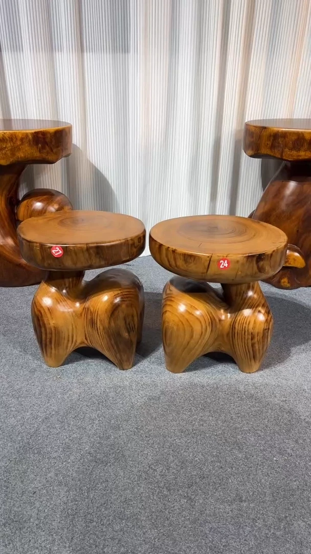 【闪购商品】木小鹿凳一对  实木