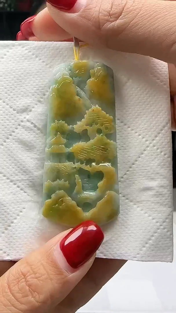 【闪购商品】翡翠颈饰未镶嵌天然翡翠A货吊坠