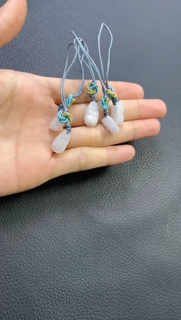 【闪购商品】翡翠挂件未镶嵌A32264貔貅手机挂多样性发一件