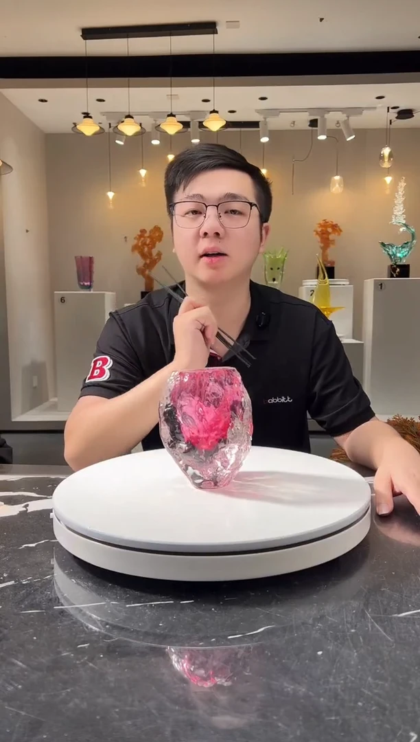 摆件巴比特美学-金红石头纹香薰瓶