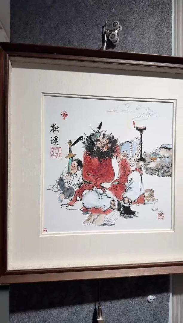 国画牛百川老师手绘48x48