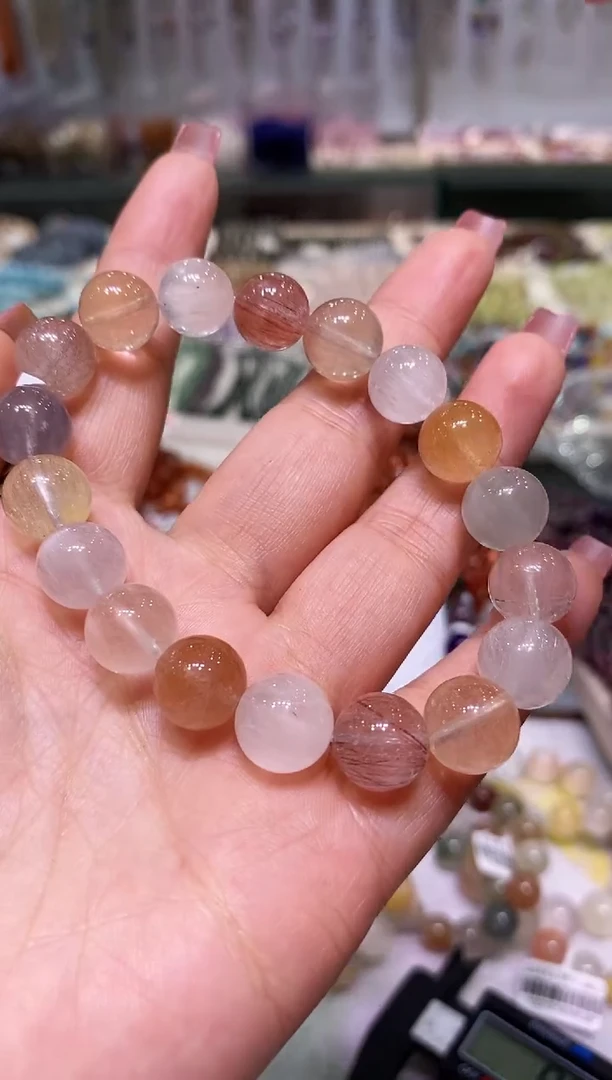 未镶嵌手链水晶多样性发其一兔毛