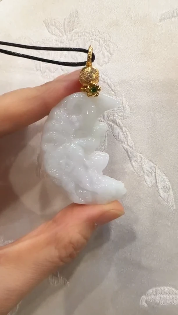 颈饰未镶嵌翡翠国风