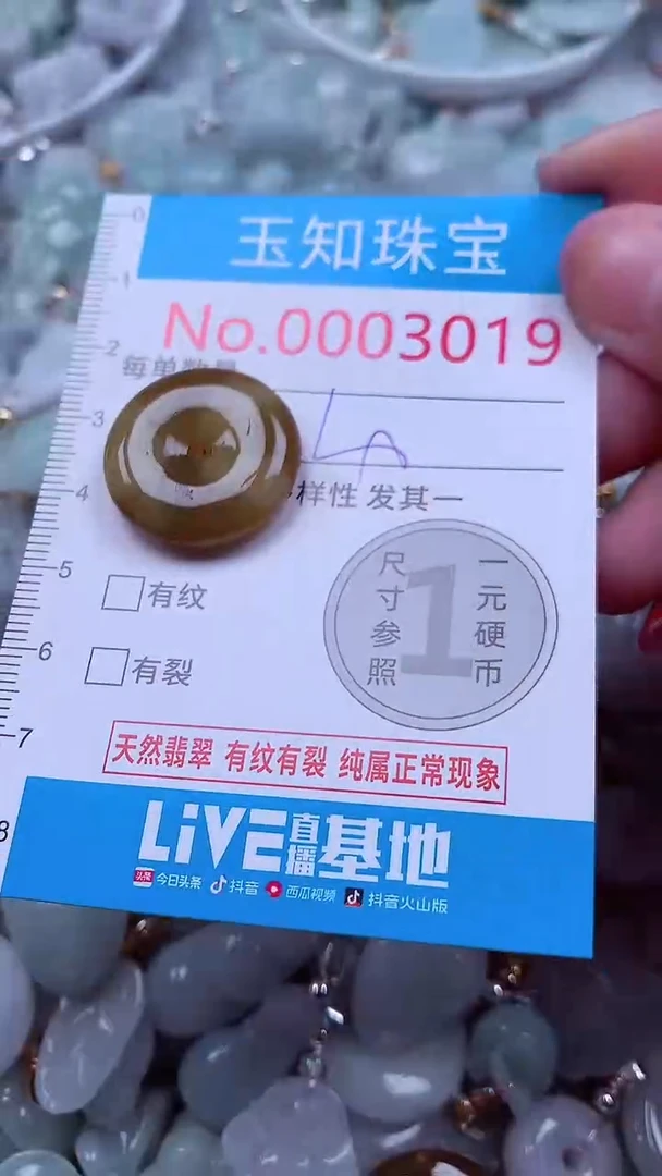 吊坠(不含链)未镶嵌翡翠3019