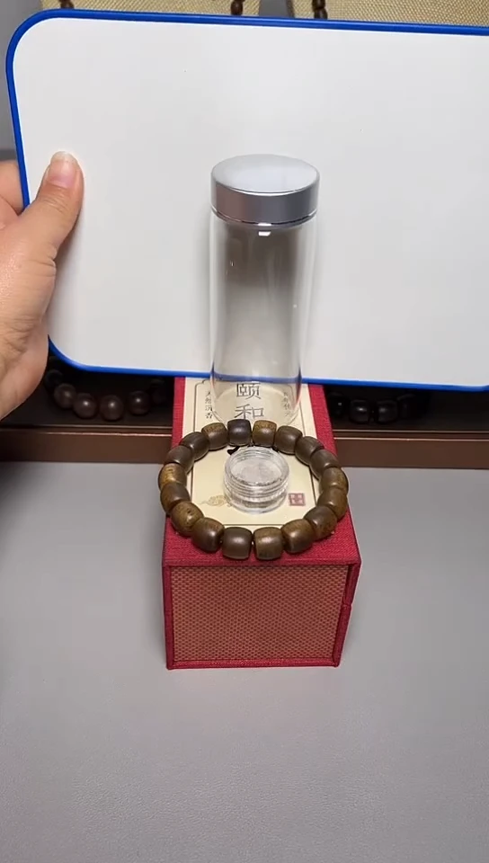 【闪购商品】沉香手串芽庄白棋1.3桶珠