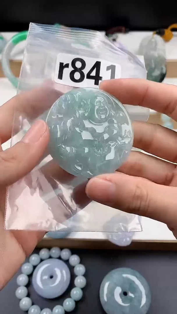 颈饰未镶嵌翡翠天然翡翠吊坠挂件