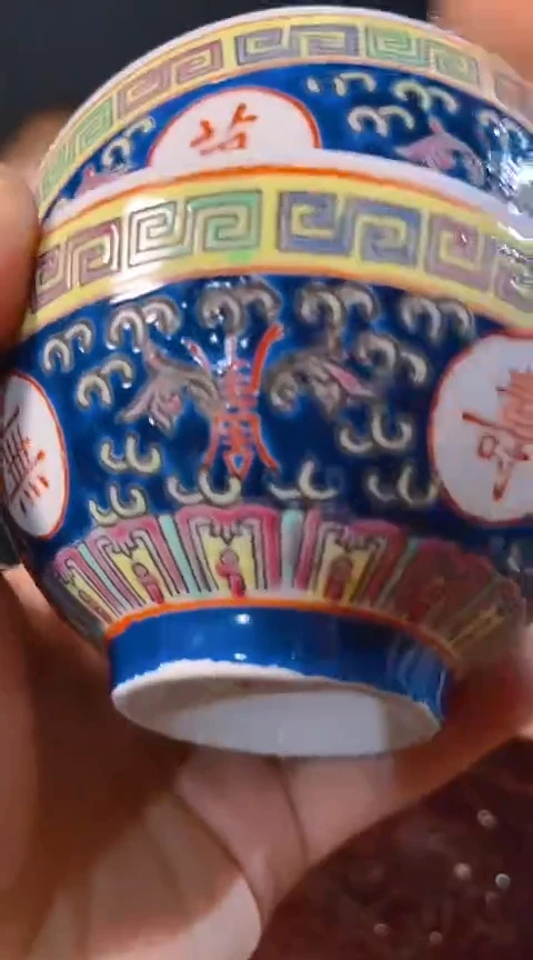 摆件景德镇陶瓷青花摆件8