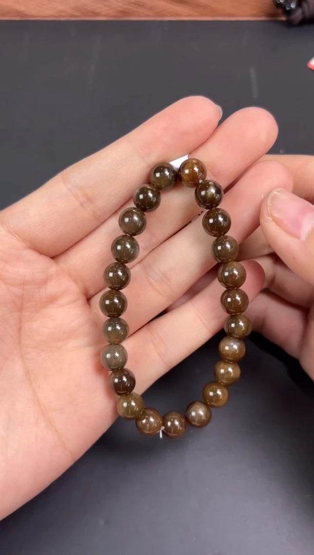 【闪购商品】和田玉手串未镶嵌若羌微色差卡8