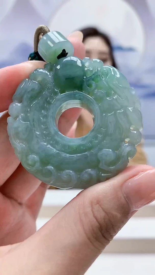 未镶嵌定制翡翠4829MM-毛货挂件19