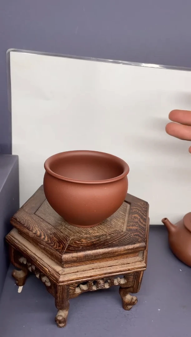 茶壶紫砂底槽清 圆融杯