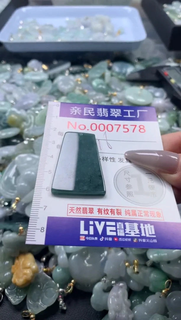 颈饰未镶嵌翡翠7578