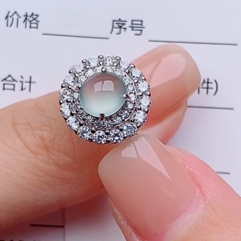 天然a货翡翠戒指