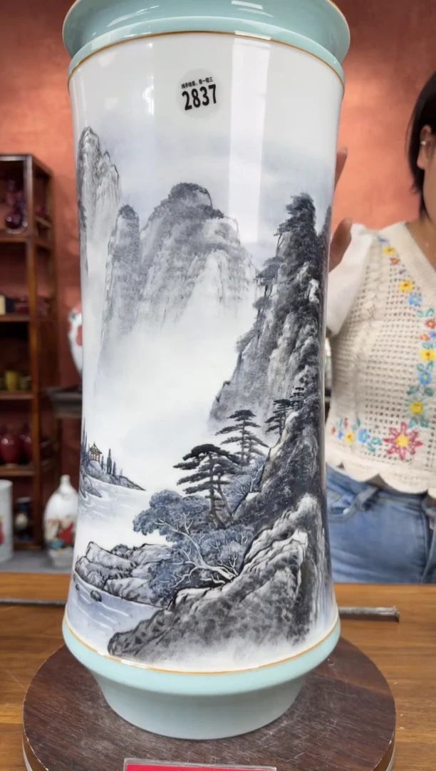 吴义松陶盟手绘陶瓷编码：2837