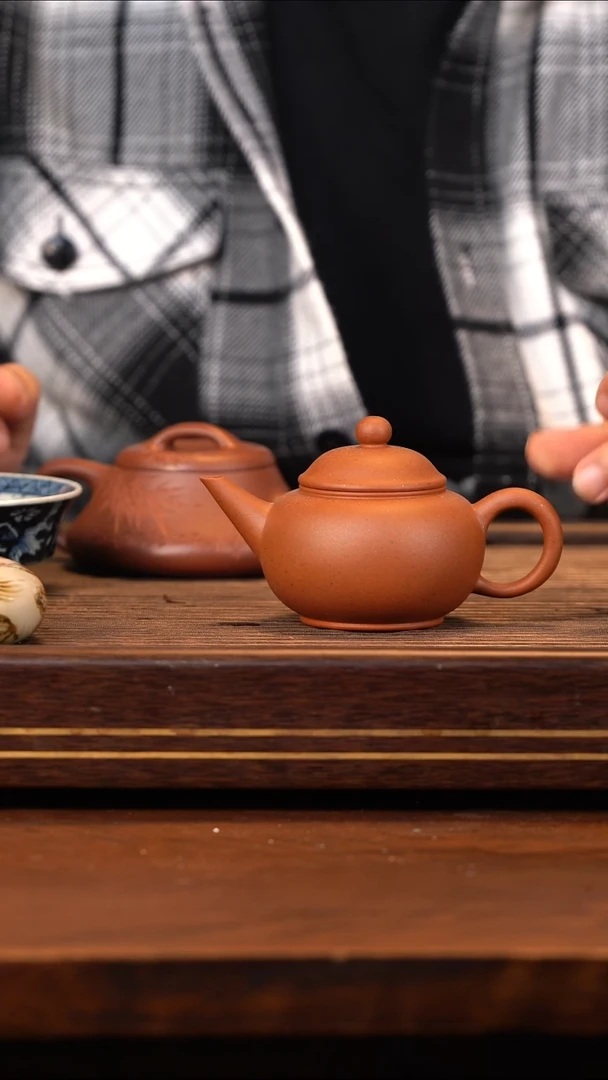 茶壶紫砂四号井红泥水平