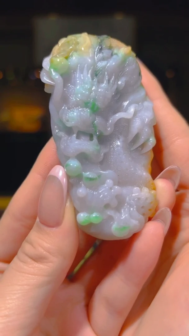 未镶嵌定制翡翠53/1124/Y/龙