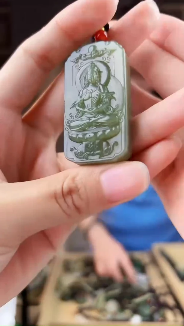 颈饰未镶嵌和田玉拍一发一，多样性发货