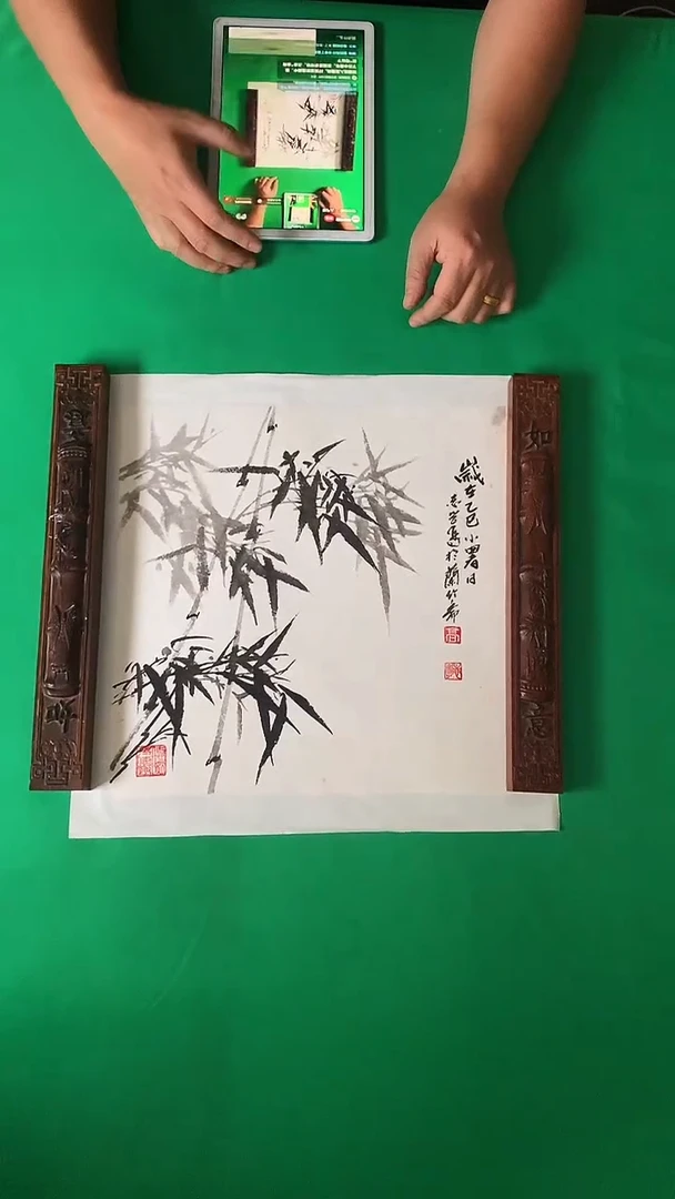 纸本38*38手绘国画作品定制