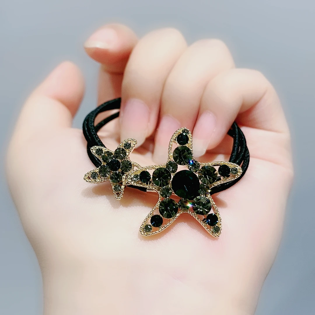 ZP178蓝钻海星头绳