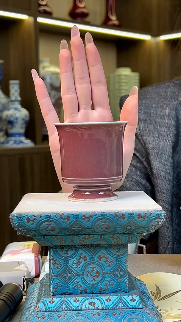 瓷片景德镇毛仔柴窑杯