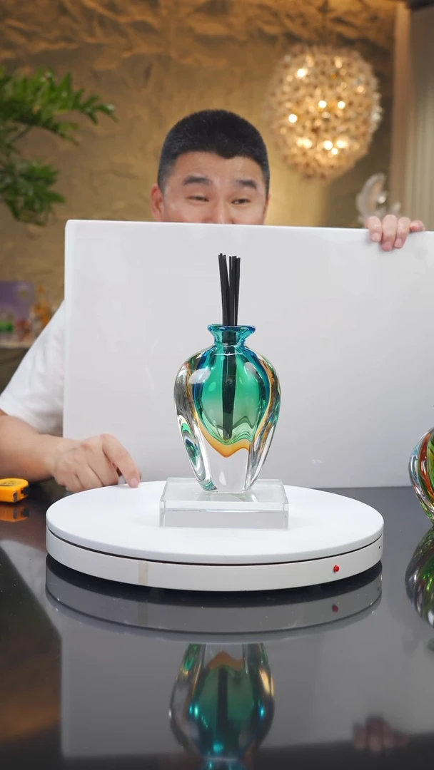 瓷片福利琥珀蓝香薰瓶