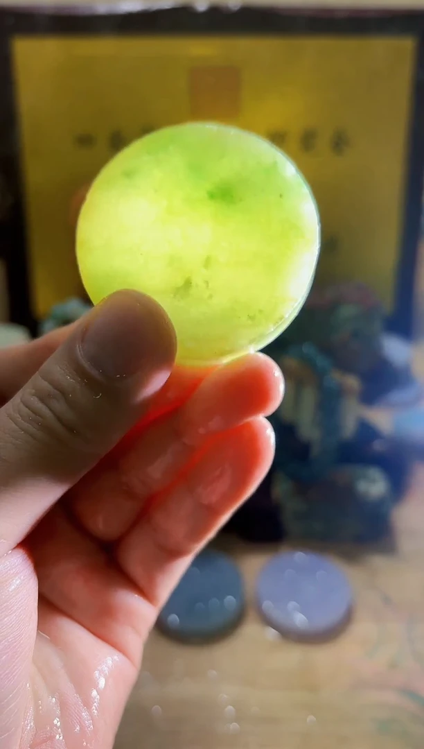 未镶嵌挂件翡翠A货常星7328