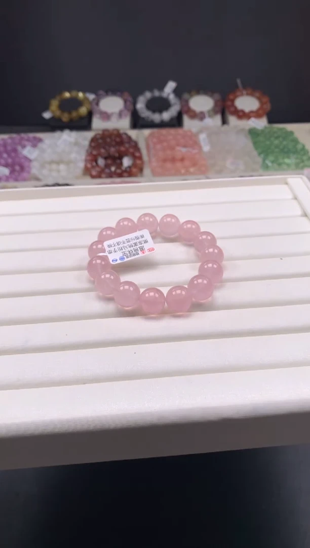 【闪购商品】水晶手串未镶嵌多样性发其一 14mm A86