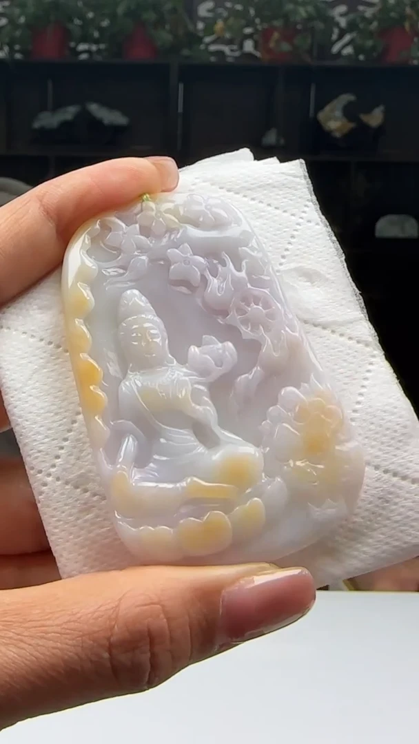 【闪购商品】翡翠颈饰未镶嵌天然翡翠A货吊坠