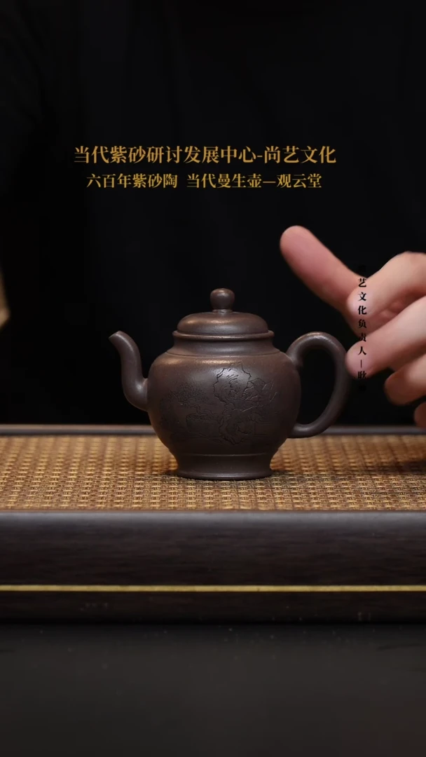 茶壶紫砂宜兴紫砂壶宫灯壶
