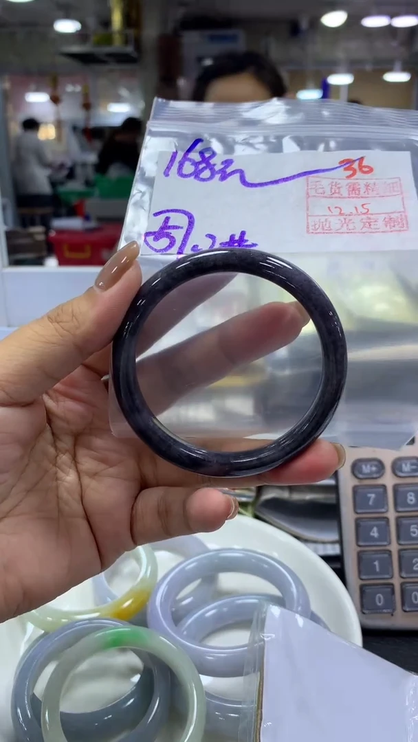 未镶嵌定制翡翠毛货需精细抛光+拍一发一+36