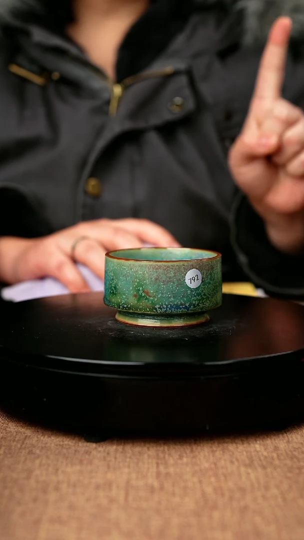 【闪购商品】792#侯堤一级品原矿钧瓷炉钧釉杯